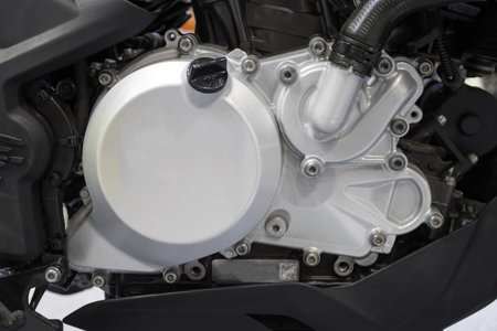 New Motorcycle Innovations Detail of Motorcycle cylinder block new engine for design at Thailand