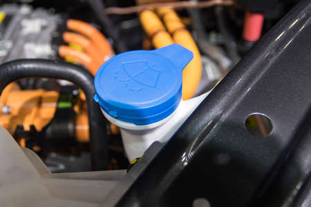 Automotive system water and fill Injection water for glass into the car engineの写真素材