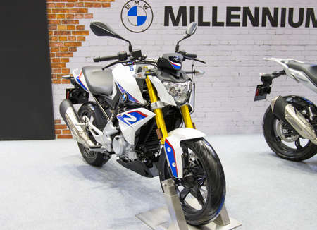 Nonthaburi Thailand:- DEC 2, 2020:  Motorcycle front BMW at International Motor Show Nonthaburi, Thailand
Motorcycle frontのeditorial素材