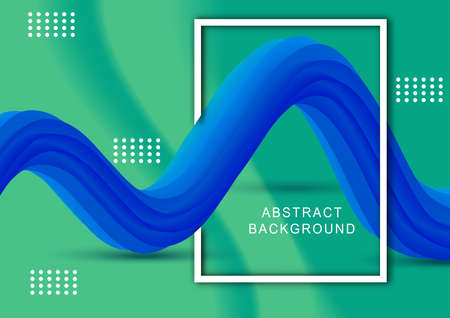 abstract background Fluid liquid style gradient wallpaper vector illustrationのイラスト素材