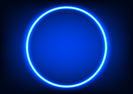 graphics design Circle glow with blue tone background vector illustrationのイラスト素材