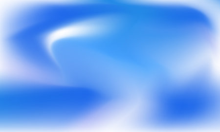 Blue abstract background with smooth lines and highlights. Vector Illustration.のイラスト素材
