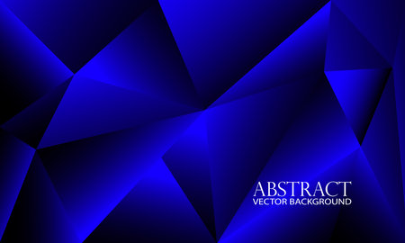 Abstract blue polygonal background. Vector illustration for your design.のイラスト素材
