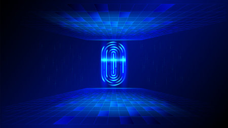 abstract background concept technology network futuristic vector illustrationのイラスト素材