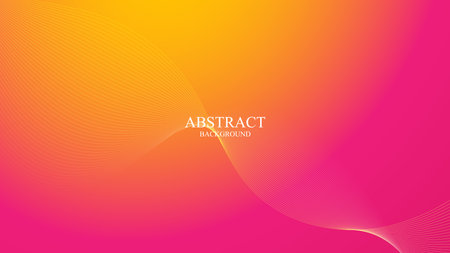 Colorful abstract background with wavy lines and vibrant shapesのイラスト素材