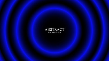 abstract background circle blue glow gradient vector illustrationのイラスト素材