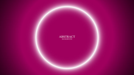 abstract background circle white gradient glowのイラスト素材
