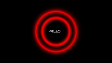 abstract background circle red glow gradient vector illustrationのイラスト素材