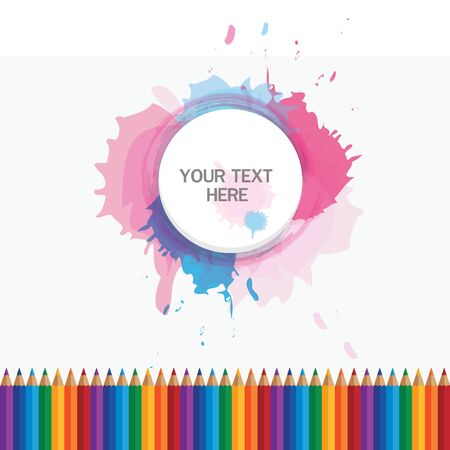 Paints and brushesのイラスト素材