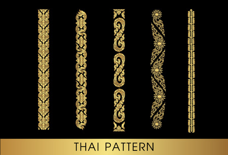 Thai art pattern vectorのイラスト素材
