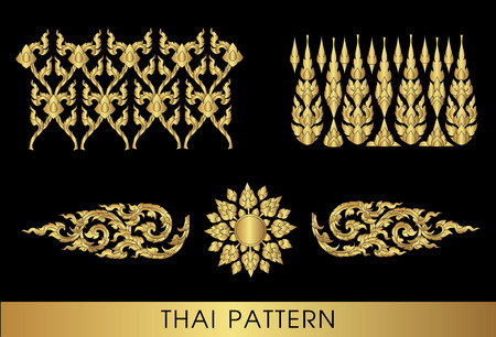 Thai art pattern vectorのイラスト素材