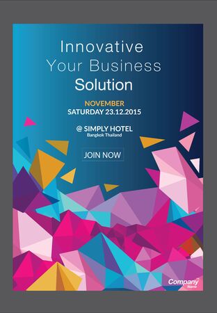 Vector brochure template designのイラスト素材