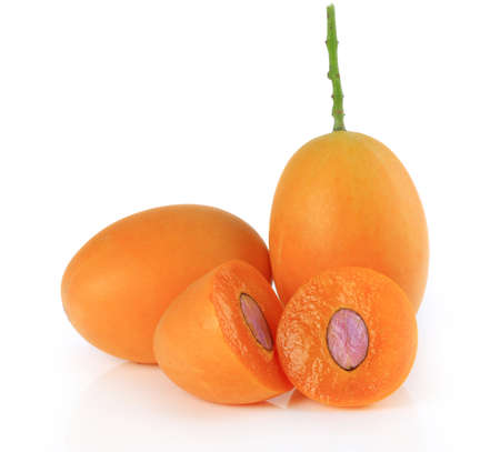 Plango thai fruit isolated on white backgroun