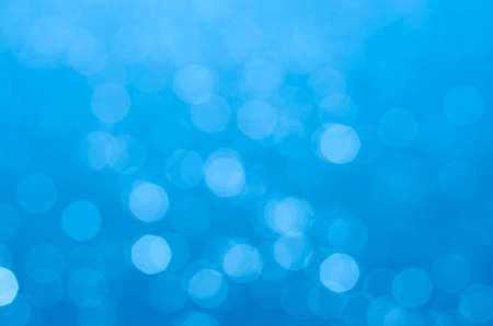 abstract blue bokehの写真素材