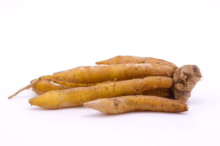 Fingerroot, Kaempfer, Boesenbergia on white background