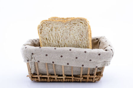 bread box isolated on a white backgroundの写真素材