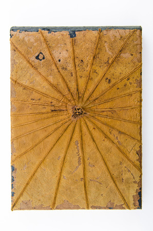 notebook Dry lotus leaf bookの写真素材