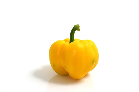 sweet pepper  isolated in white background 