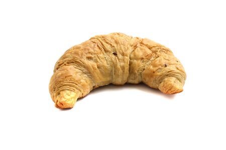 french cuisine croissant isolated on white background の写真素材