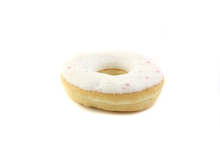 donut isolated in white backgroundの写真素材