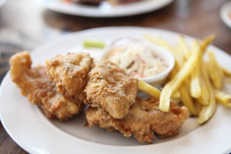 Fish and chips の写真素材