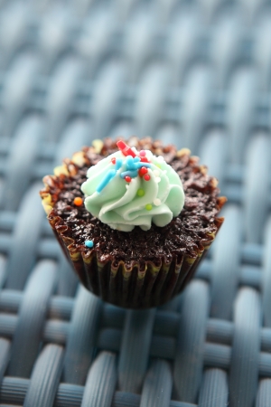 Chocolate cupcakeの写真素材