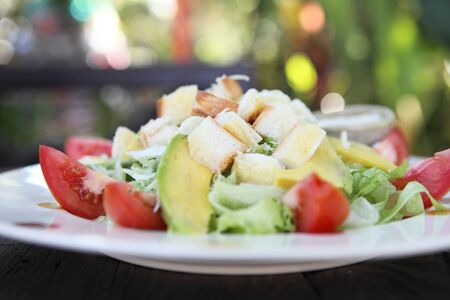 avocado saladの写真素材