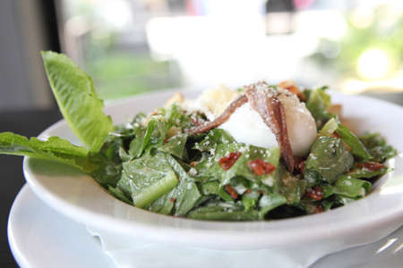ceacar salad in close up
