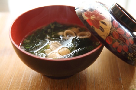 Miso soup , Japanese Foodの写真素材