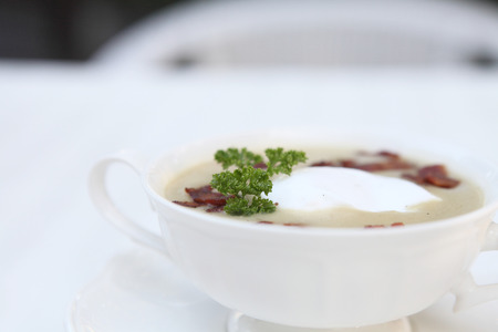 Jerusalem Artichoke Soup の写真素材