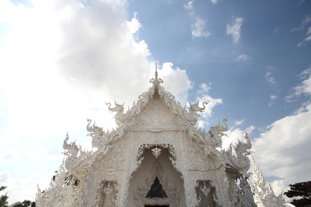 wat rong khun templeの写真素材