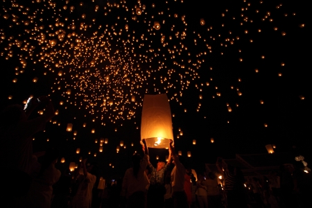 Floating lanternのeditorial素材