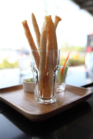 Spring Roll also known as Egg Roll の写真素材
