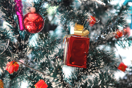 Christmas tree giftsの写真素材