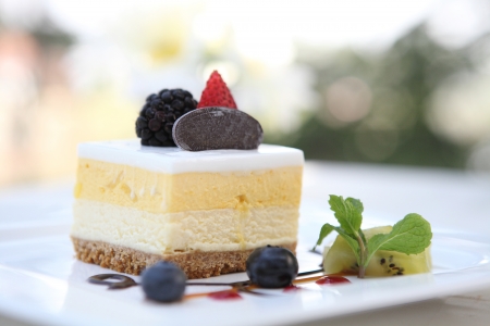 mango mousse cheese cake