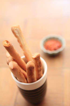 Bread with tomato sauce