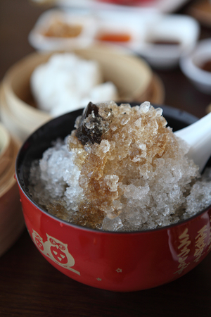 Grass Jelly - Chinese dessertの写真素材