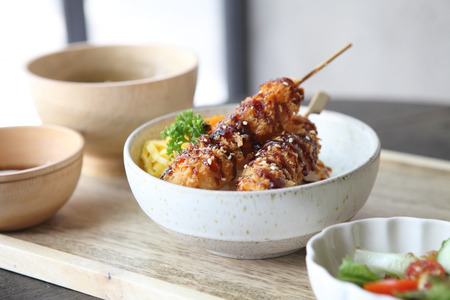 tonkatsu , Pork cutlet の写真素材