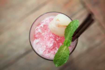 Lychee mocktailの写真素材