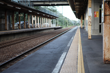 japan train stationのeditorial素材