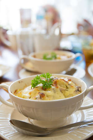 mashed potatoの写真素材