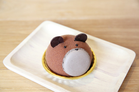 Chocolate Lava Cakeの写真素材