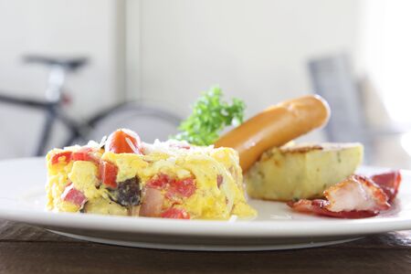 scrambled eggの写真素材