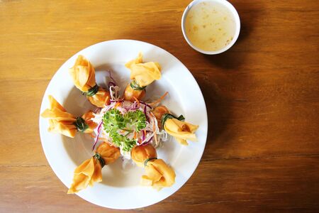 Fried Spring Rollの写真素材