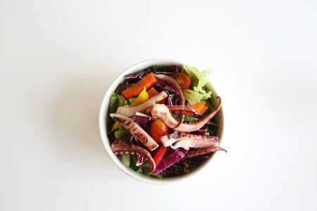 salad in close upの写真素材