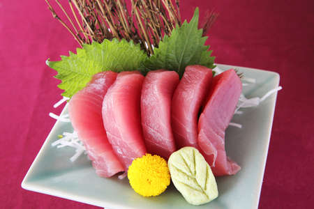 tuna sashimiの写真素材