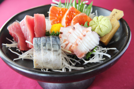 Sashimi setの写真素材