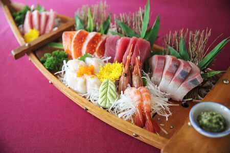 Sashimi setの写真素材