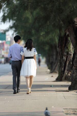 Asian pre weddingの写真素材