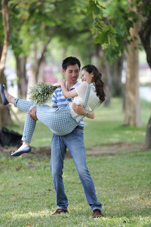 Asian pre weddingの写真素材